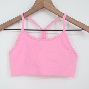 DSG Girls XL Momentum Seamless Sports Bra Pink Crush Racerback